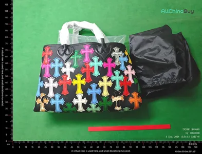 Chrome Hearts Multi-Color Cross Patch Bag QC photo