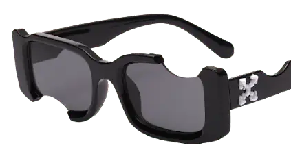 Off-White Rectangular Frame Sunglasses product photo