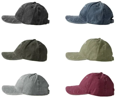 Unbranded Blank Distressed Caps (5 Variants) product photo