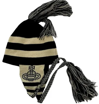 Vivienne Westwood Ear Flap Knit Beanie (2 Variants) product photo