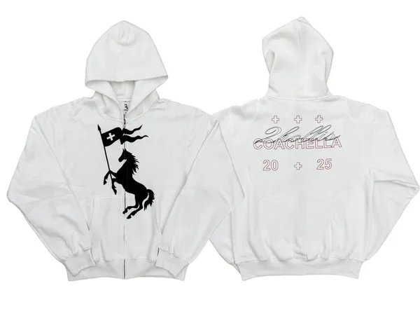 2Hollis Coachella Zip-Up Hoodie product photo