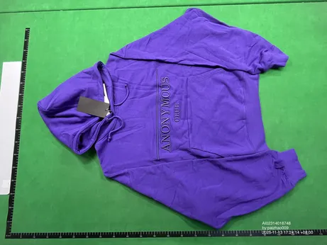 Anonymous Club Logo Purple Hoodie QC photo