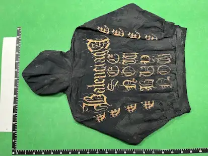 Balenciaga Heavy Metal Zip-Up Hoodie QC photo