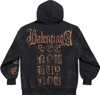 Balenciaga Heavy Metal Zip-Up Hoodie product photo