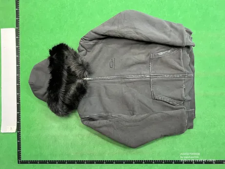 Balenciaga Tribal Fur Zip-Up Hoodie QC photo