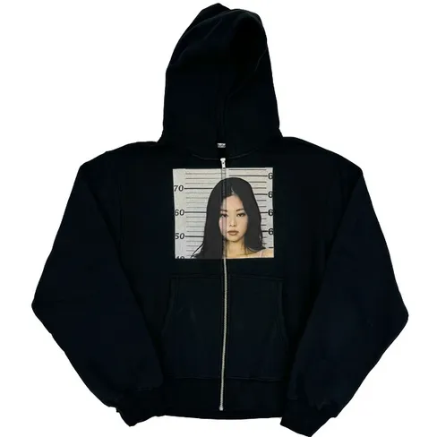 Blackpink Jennie Kim Zip-Up Hoodie product photo