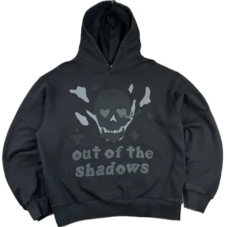 Broken Planet Market Out of the Shadows Hoodie Soot Black product photo