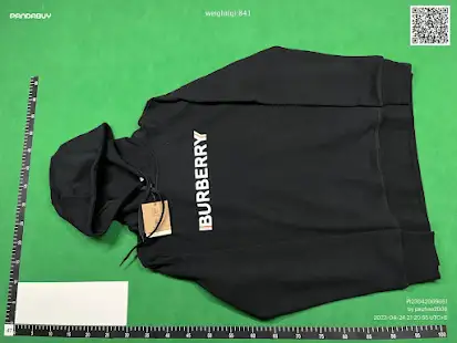 Burberry Logo Hoodie QC photo