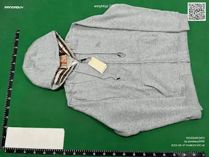 Burberry Zip Up Hoodie QC photo