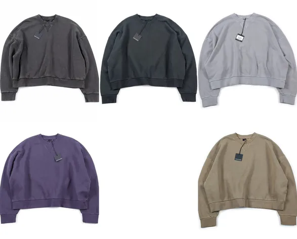Entire Studios Washed Crewneck Sweaters (5 Variants) product photo