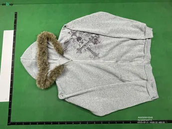 Faux Fur Trimmed Zip-Up Hoodies QC photo