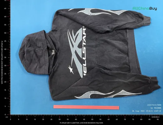 Hellstar Sport Hoodie Black (NFC) QC photo