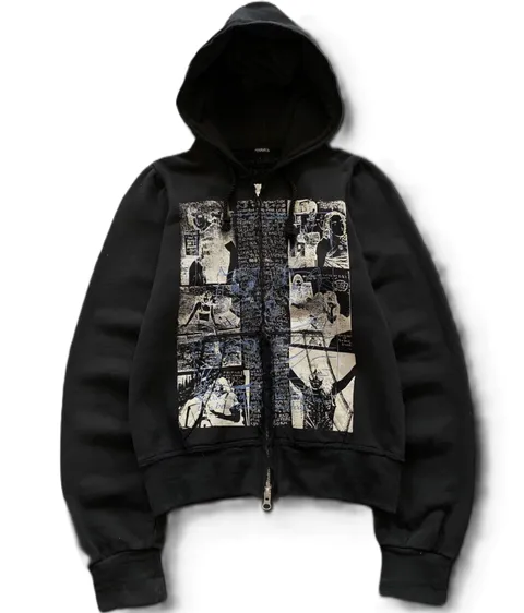 Hysteric Glamour Destroy All Monsters Zip Up Hoodie product photo