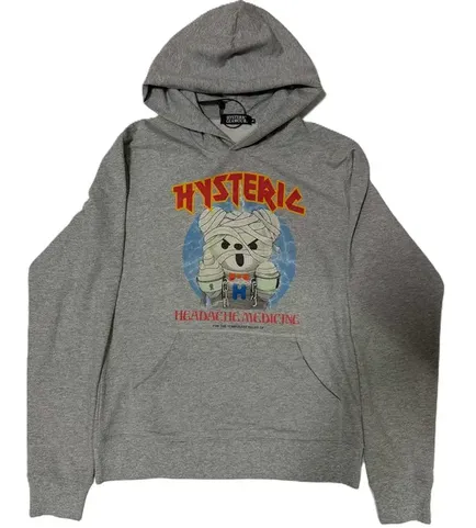 Hysteric Glamour "Headache Medicine" Bear Hoodie product photo