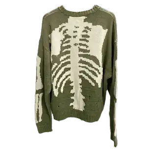 KAPITAL Kountry 5G Skeleton Bone Distressed Sweater product photo