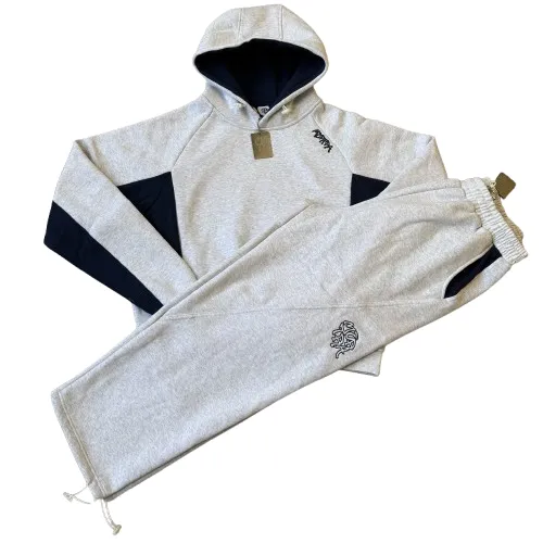 Mertra Perfect Tracksuit Light Grey Hoodie + Pants product photo
