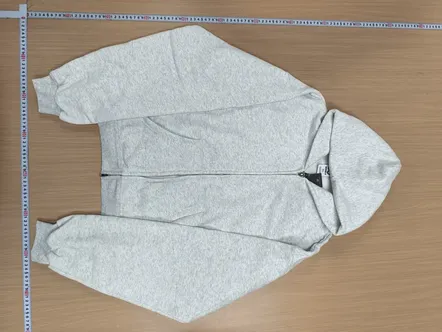 Mobius 380GSM Zip-Up Hoodie Grey QC photo