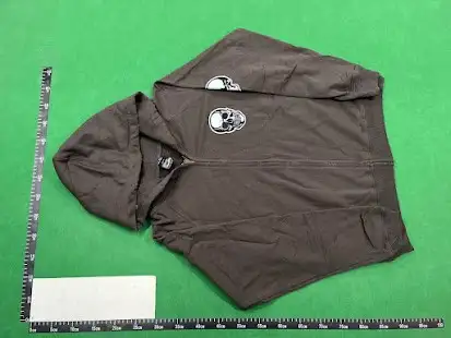 Number Nine Skull Zip-Up Hoodie QC photo