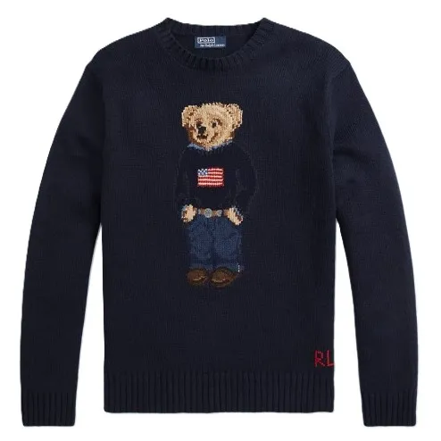 Polo Ralph Lauren USA Bear Knit Sweater product photo