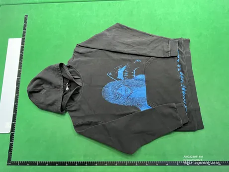 RAF Simons Blue Penelope Hoodie QC photo