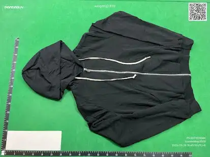 Rick Owens DRKSHDW Black Jason Zip-Up Hoodie QC photo