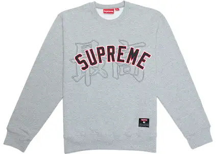 Supreme Kanji Logo Crewneck product photo