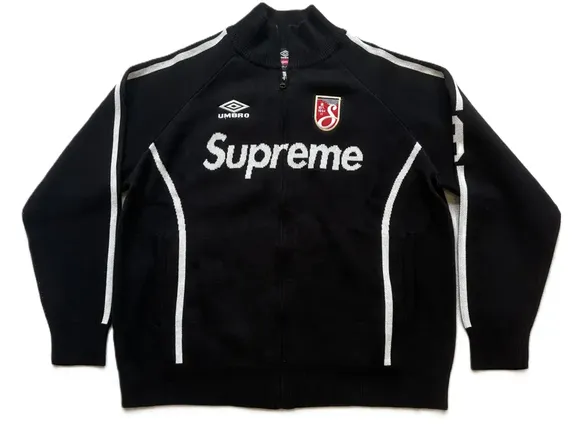 Supreme x Umbro Black Knit Sweater product photo