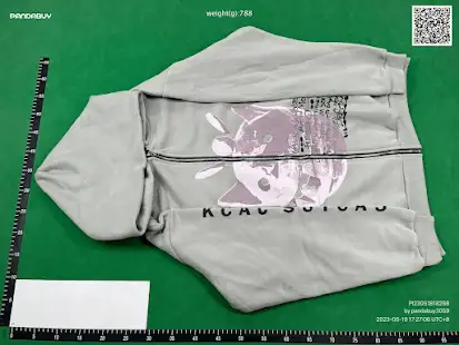 Travis Scott New Sight Zip Up Hoodie Olive QC photo