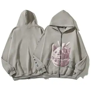 Travis Scott New Sight Zip Up Hoodie Olive product photo