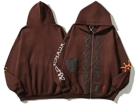 Travis Scott Reverse Dog Zip Up Hoodie product photo