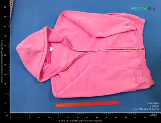 Unbranded Blank Washed Zip-Up Hoodies #3 QC photo