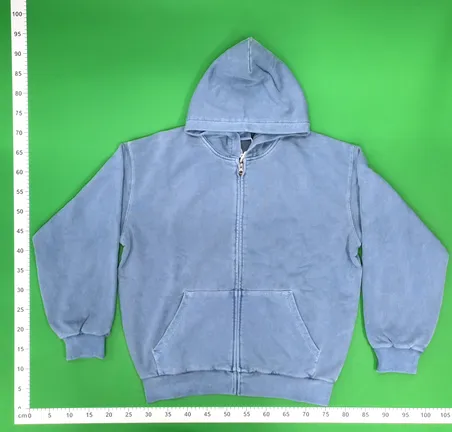 Unbranded Blank Washed Zip-Up Hoodies #1 QC photo