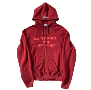 Vetements Bridges I Burn Zip-Up Hoodie product photo