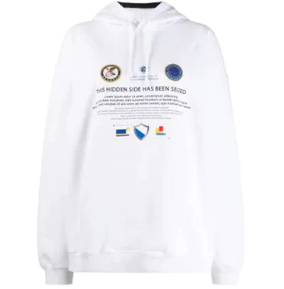 Vetements Hidden Side Seized Hoodie product photo