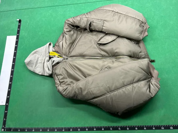 Balenciaga All In Bomber Jacket Beige QC photo