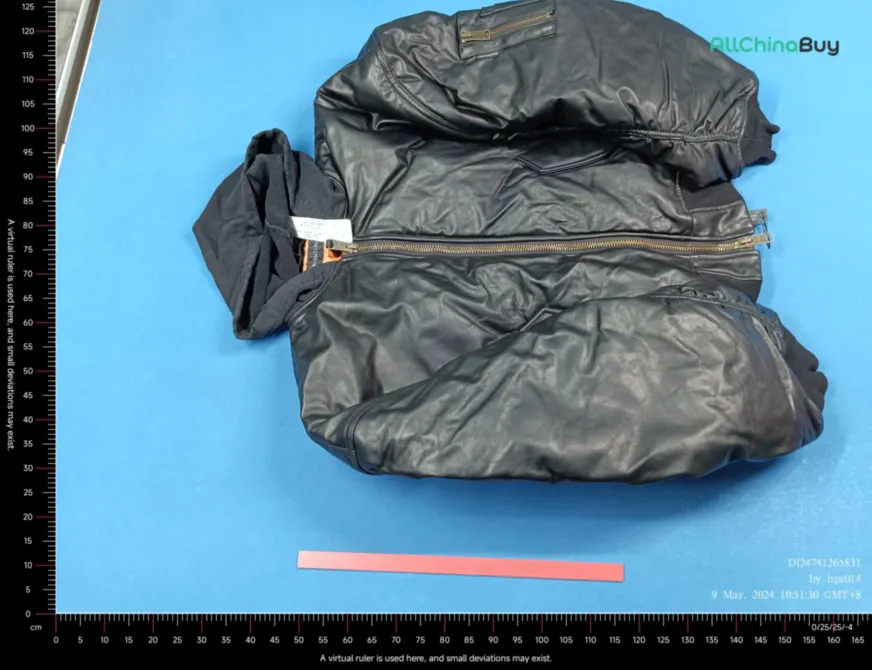 Balenciaga Metal Hooded Bomber Jacket QC photo