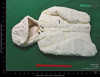 Corteiz Bolo V2 Puffer Jacket Off White QC photo