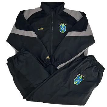 Corteiz Shuku Brazil Track Jacket + Pants Black product photo