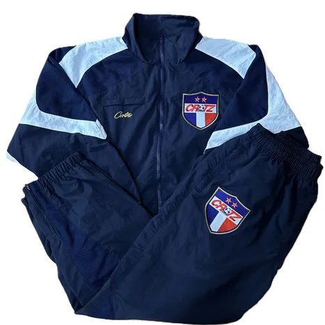Corteiz Shuku France Track Jacket + Pants Blue product photo