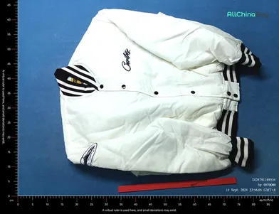 Corteiz Stadium Jacket White QC photo