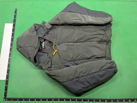 Hyein Seo Hooded Bomber Jacket Grey QC photo