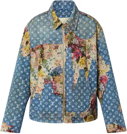 Louis Vuitton Destroyed Denim Jacket product photo