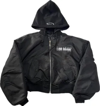 Playboi Carti I Am Music Cropped Bomber Jacket product photo