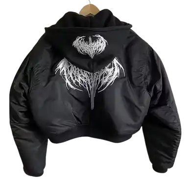 Playboi Carti Narcissist Cropped Bomber Jacket product photo
