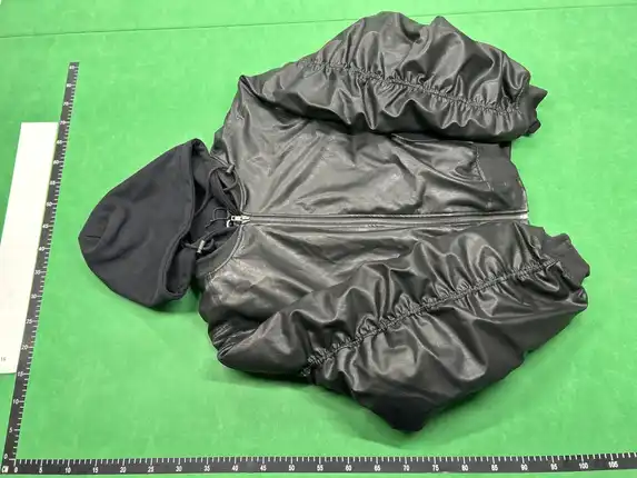 PopProject Hoodie Bomber Jacket Black QC photo