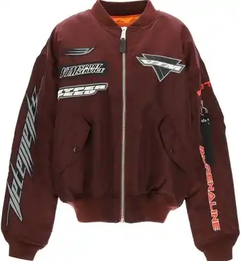 Vetements Red Racing Logo Bomber Jacket product photo