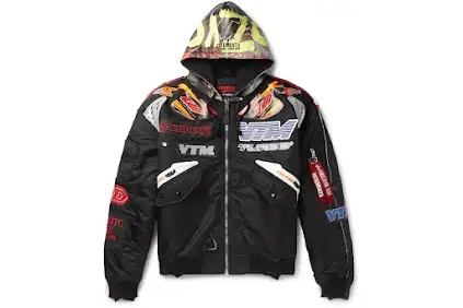 VETMENTS X ALPHA BIKER JACKET AW19 product photo