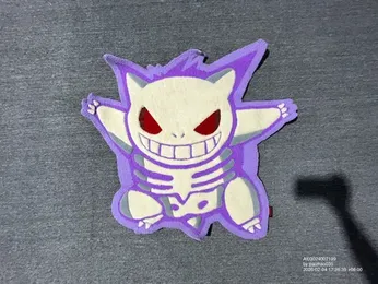 3D Skeleteon Gengar Carpet QC photo