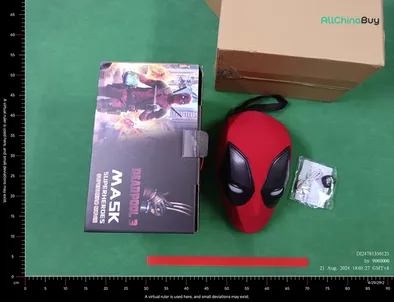 Blinking Deadpool Mask QC photo