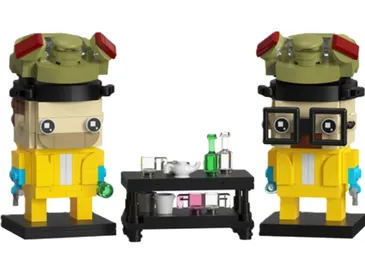 Lego Breaking Bad Brick Headz product photo